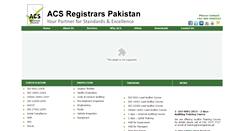 Desktop Screenshot of acsregistrars.pk