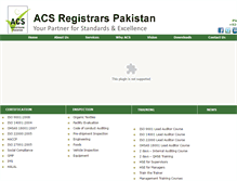 Tablet Screenshot of acsregistrars.pk